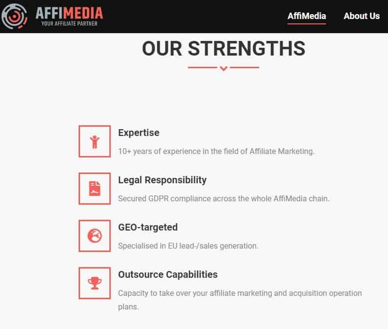 AffiMedia Strengths