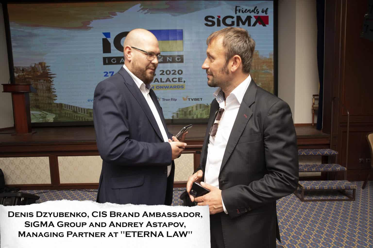 Lançamento do SiGMA Roadshow Virtual Denis e andrey