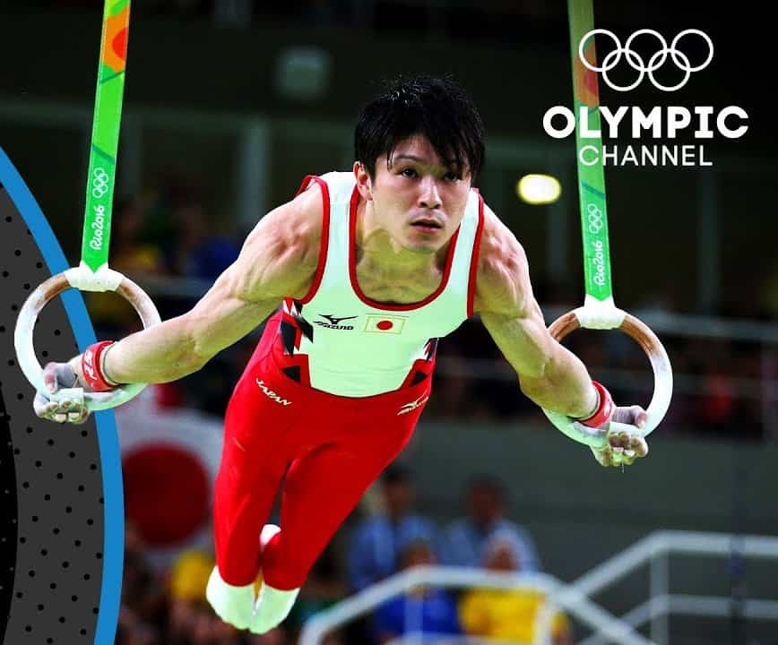 Atleta olímpico japonês - kohei uchimura 