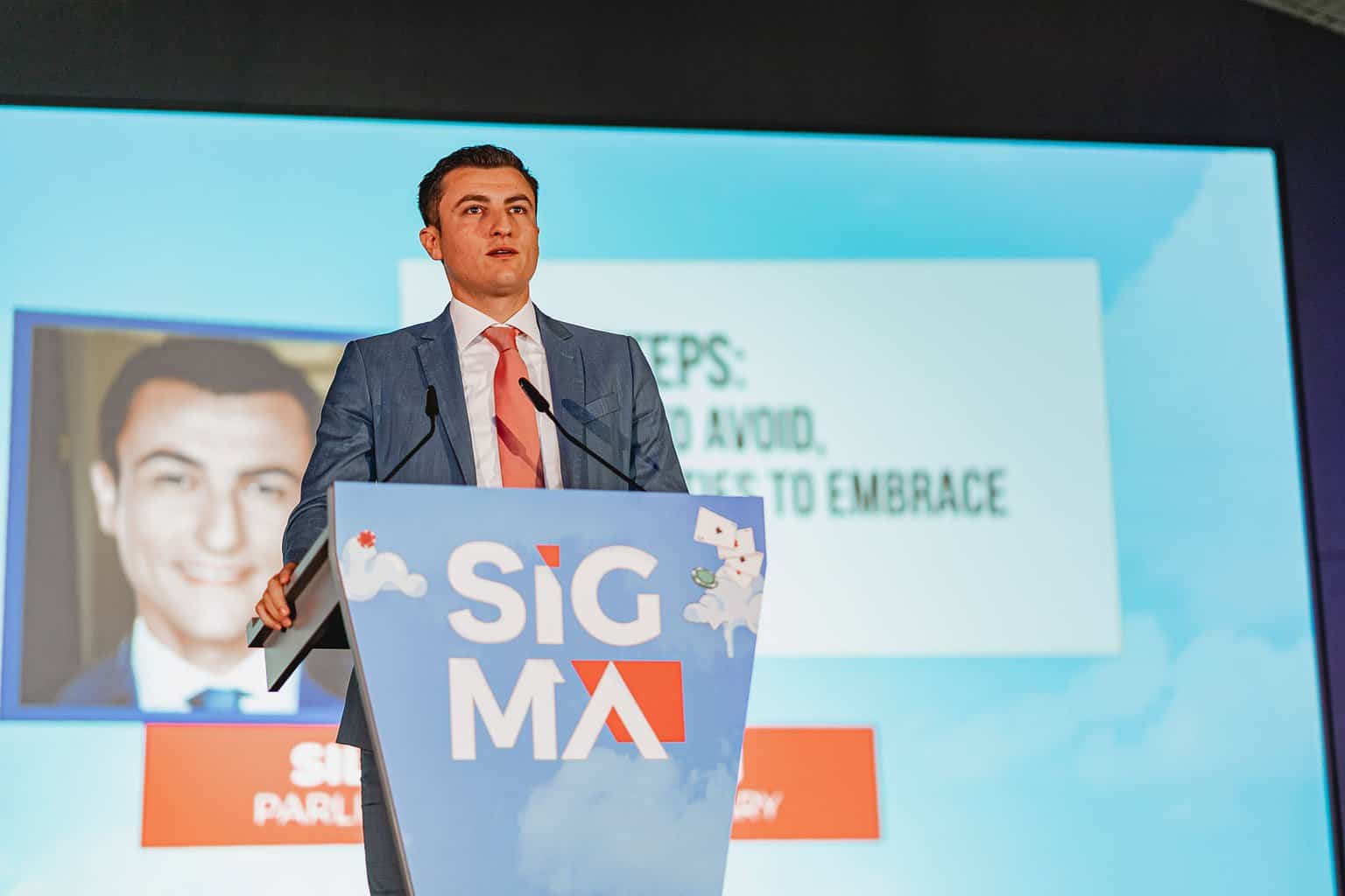 Conferência SiGMA iGAMING 2019 Malta- silvio schembri - Ministro da Economia, Investimento e Pequenas Empresas